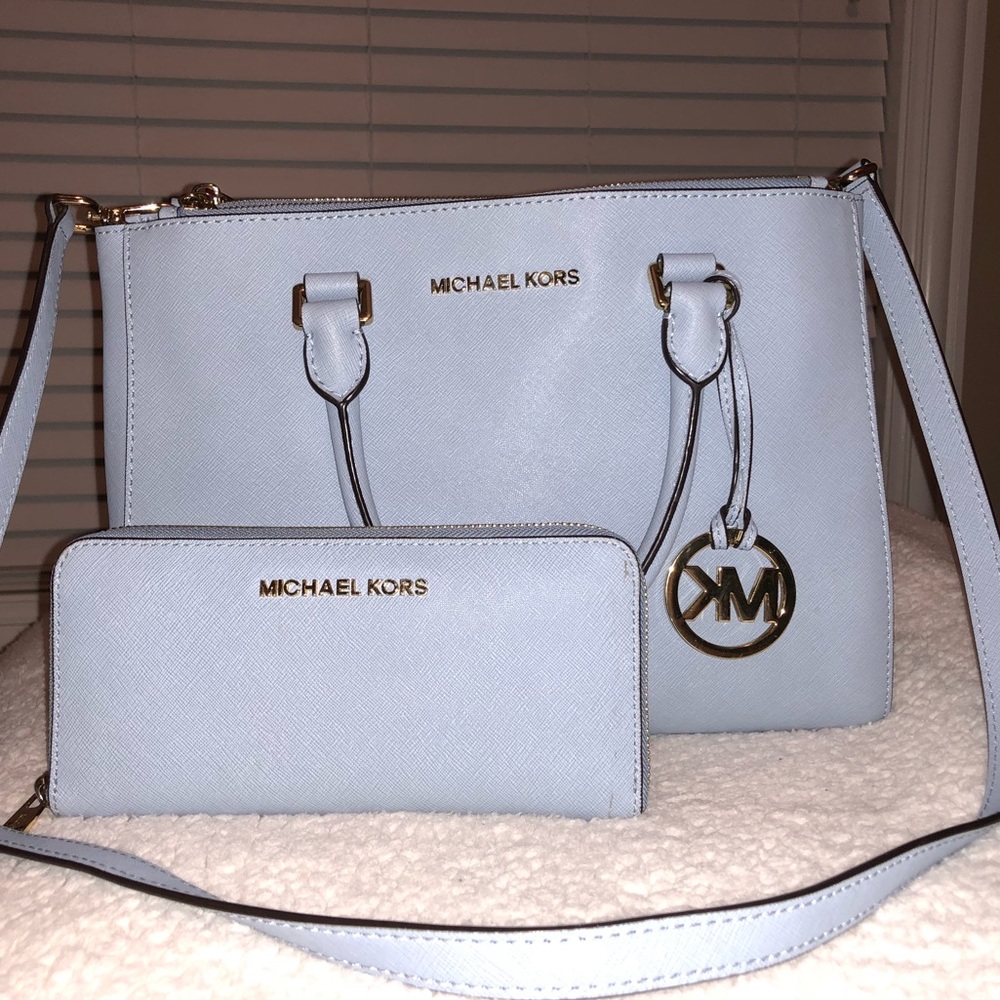 Michael Kors bag and wallet